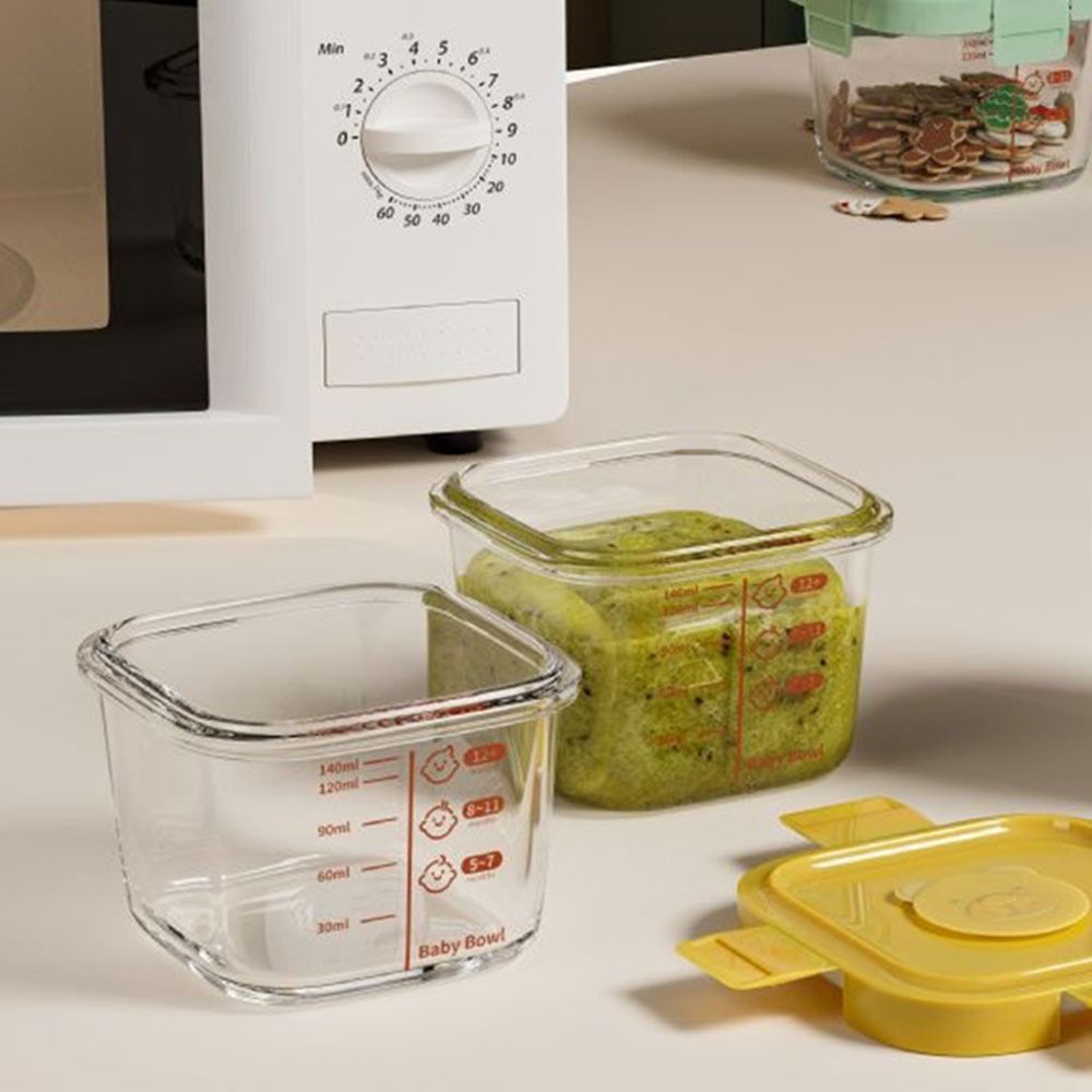 Baby Food Glass Jar - Kotak Penyimpanan Makanan Baru 170ml, Aman