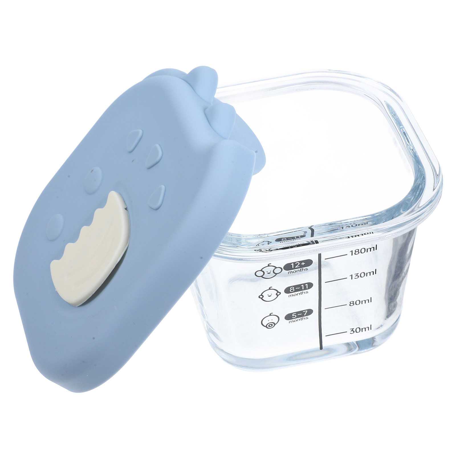 Baby Food Glass - Mangkuk Makanan Bayi Kaca dengan Tutup,