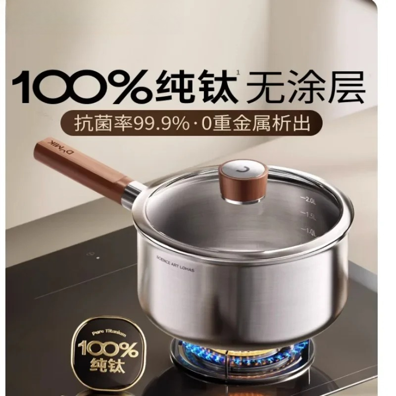 Baby Food With Iron - Panci susu titanium murni, panci instan