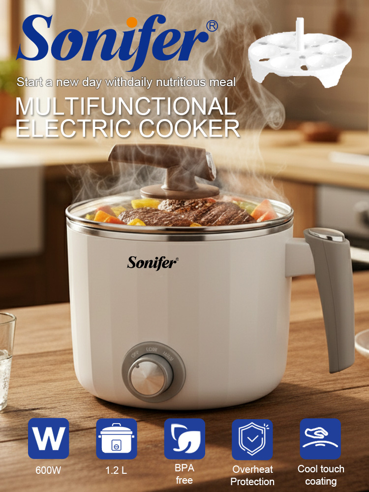 Baby Food Recipe Book - Sonifer SF-1503 Kompor Listrik Mini 1,2L