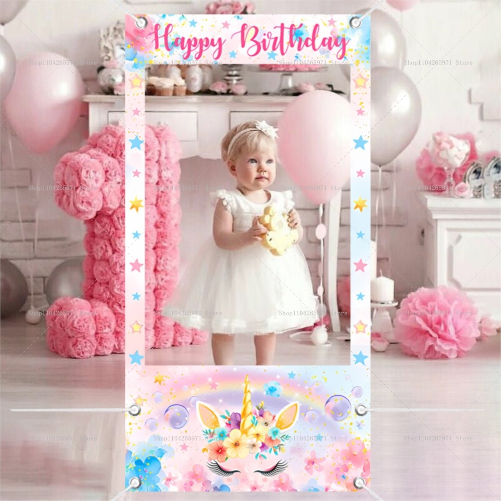 Baby Food Newborn - Alat Peraga Bingkai Foto Tema Unicorn