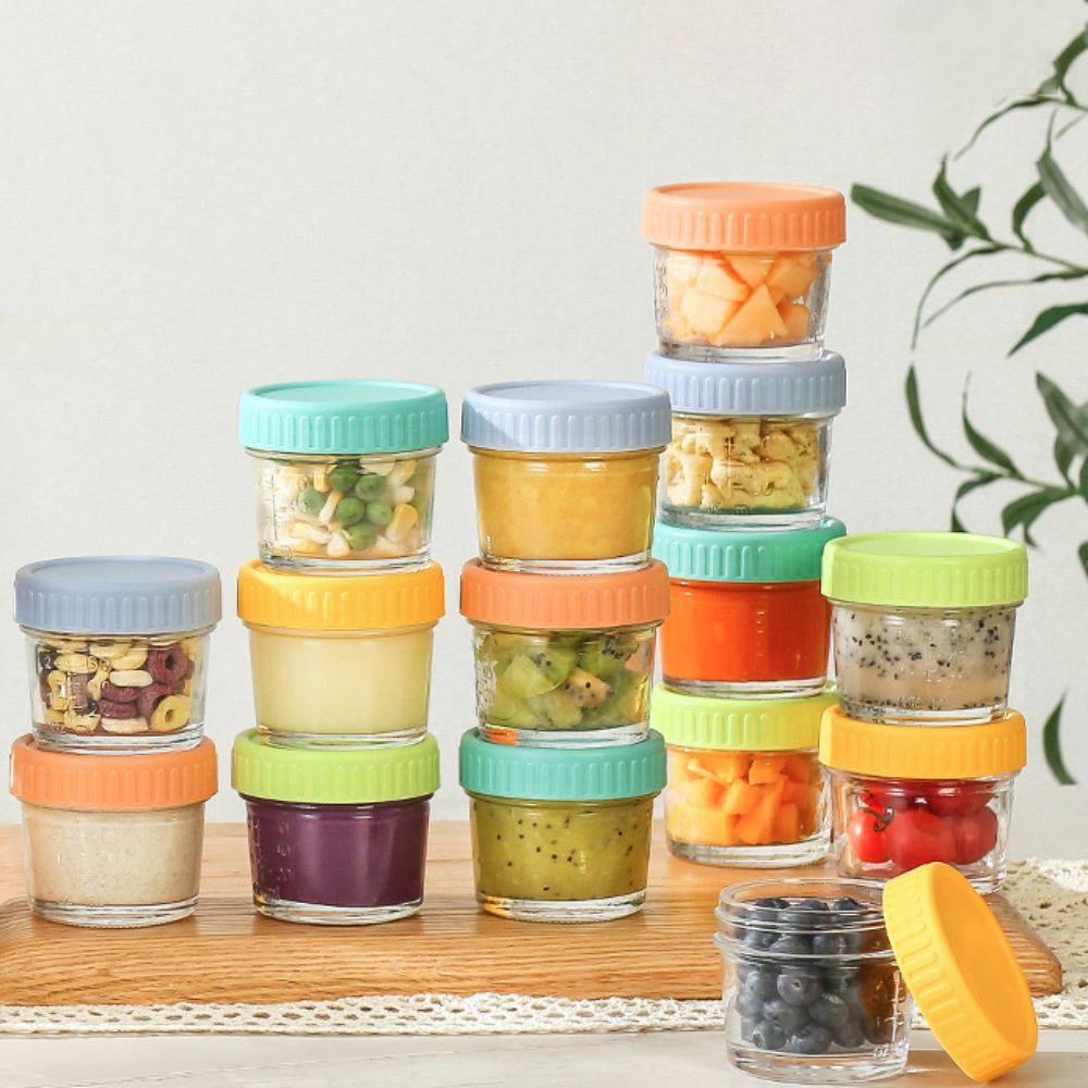 Baby Food Glass Jar - 6 Buah Stoples Makanan Bayi Kaca