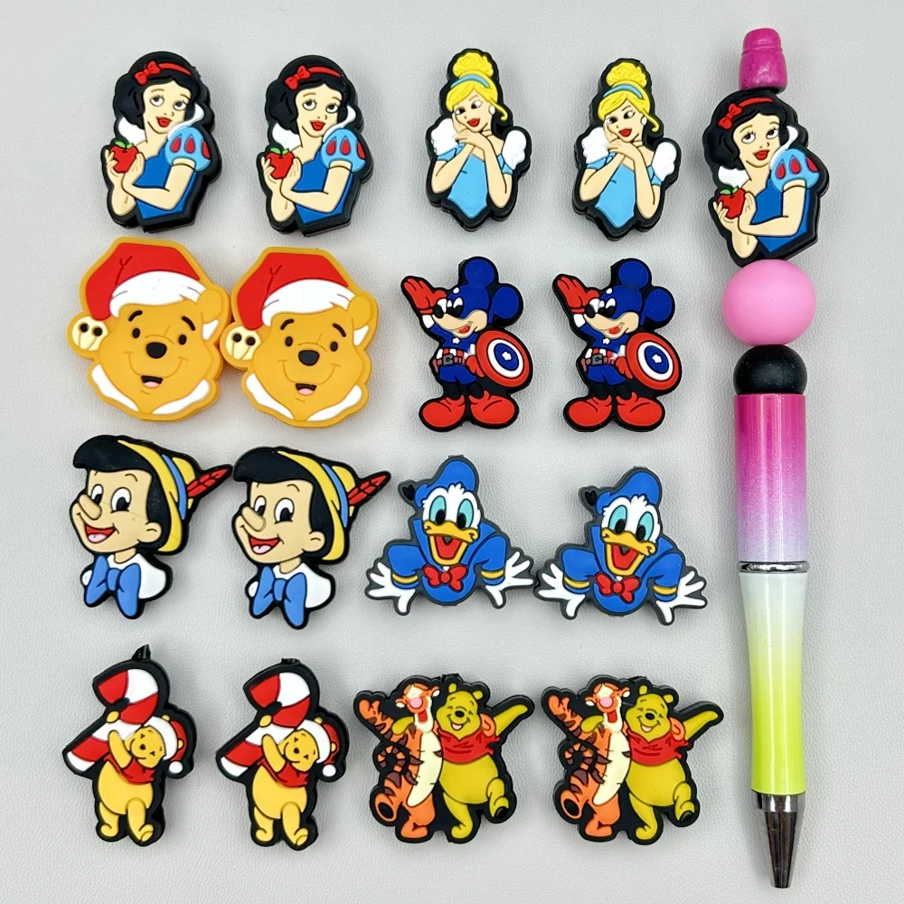 Baby Food Stuff - 10 buah DIY kartun Mini silikon