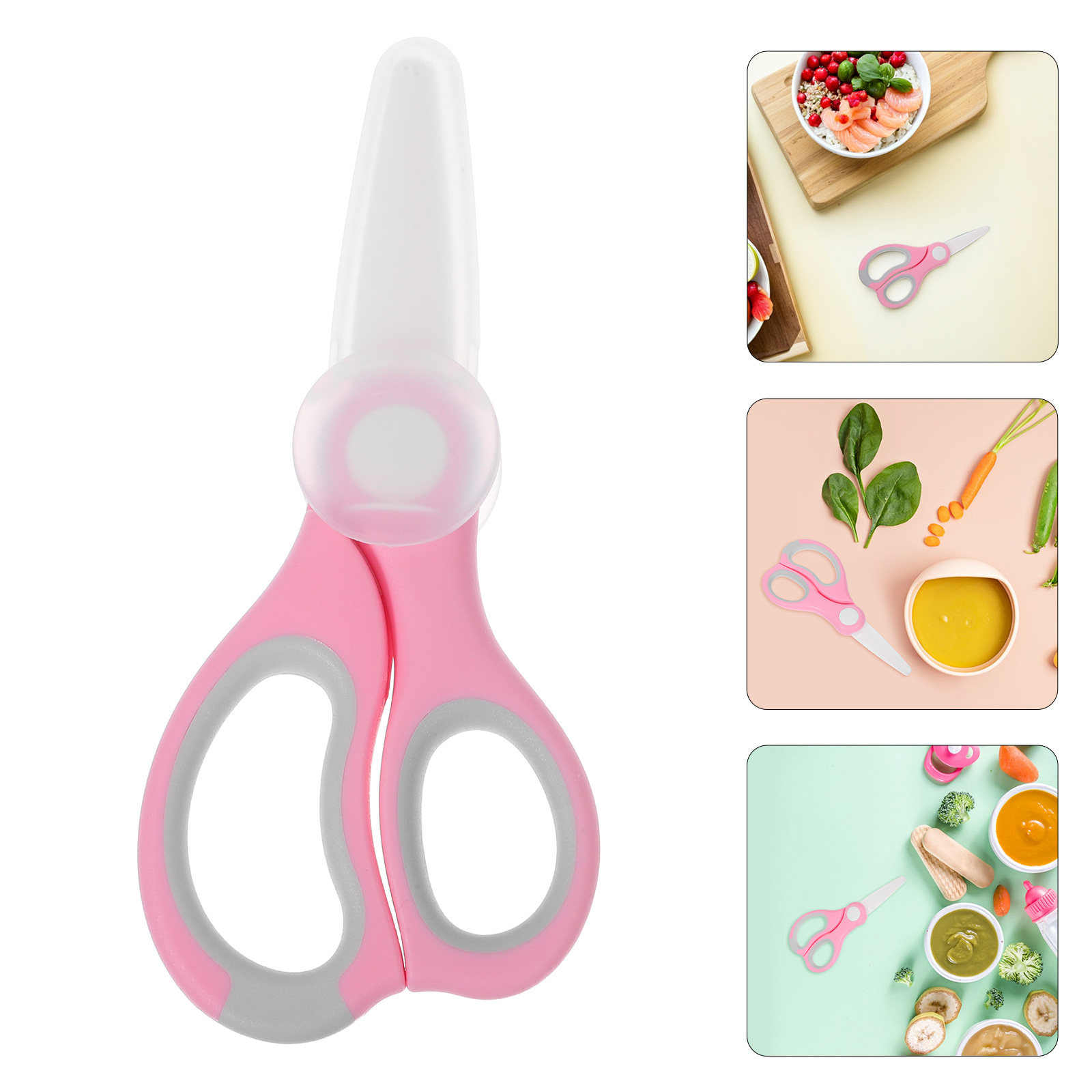 Baby Food Scissors - Gunting Makanan Bayi Keramik Portabel dengan
