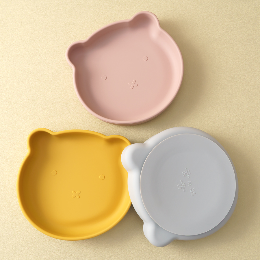 Baby Food Tray - Piring silikon bayi, 1 buah piring