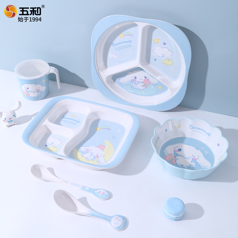 Baby Food Dinner - Perlengkapan Makan Sanrio Anti Panas Mangkuk
