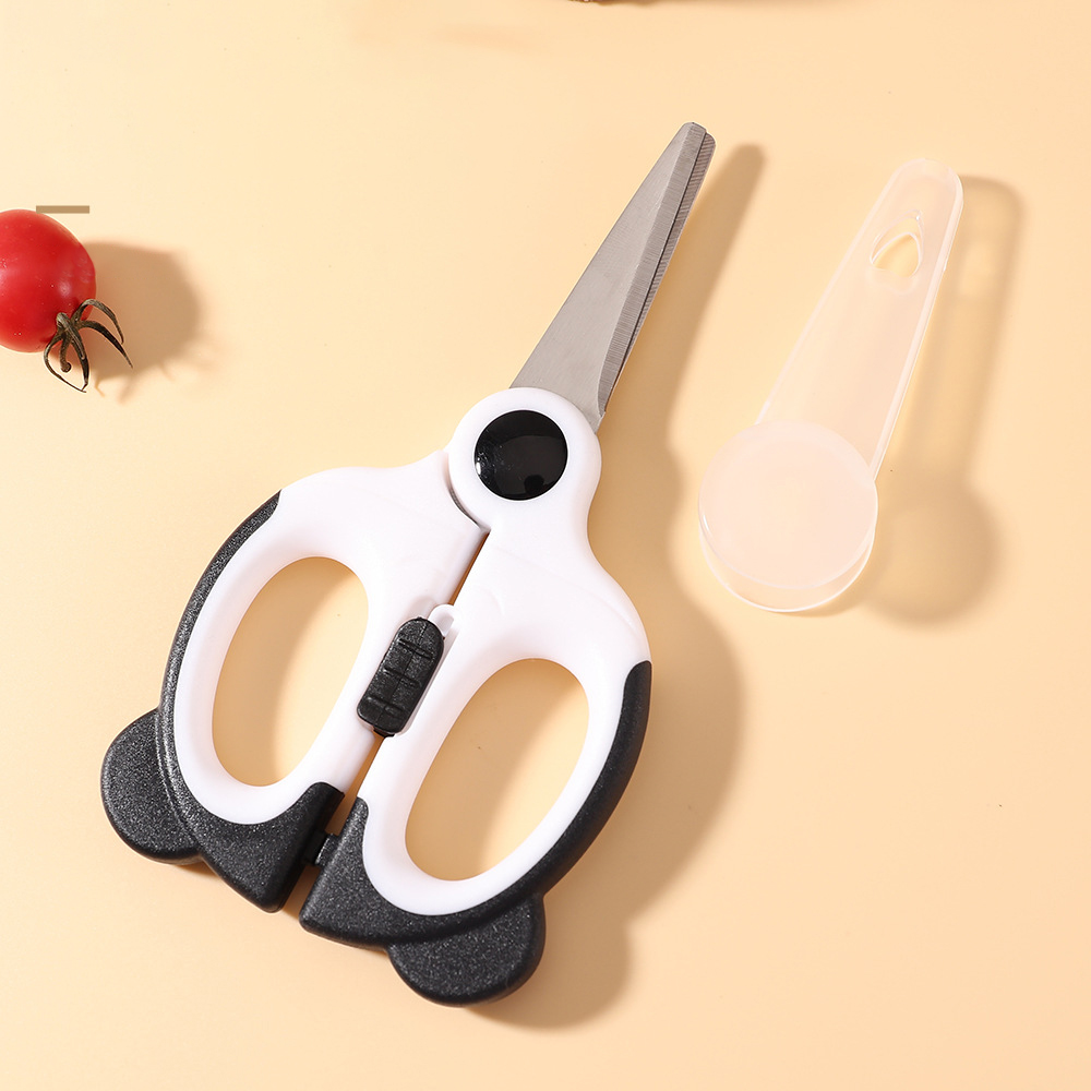Baby Food Scissors - Gunting Pengaman untuk Anak-anak, Pelajar, Bayi,
