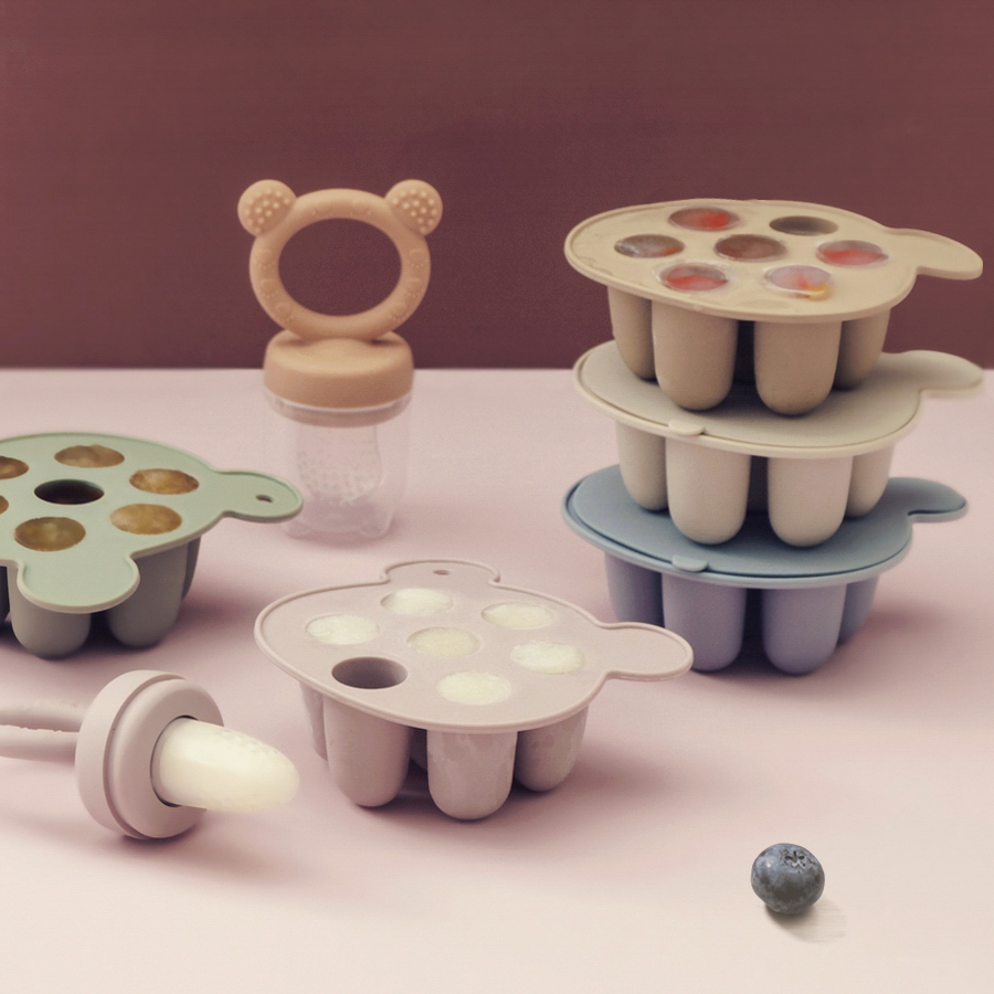 Baby Food Stuff - Cetakan Es Krim Silikon untuk Bayi,
