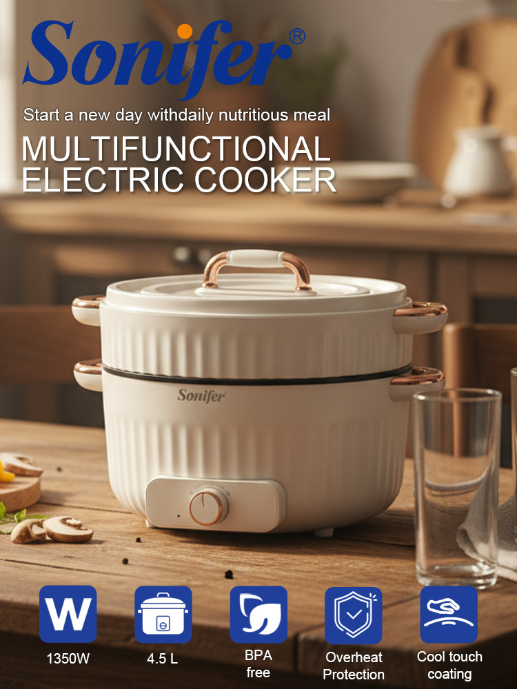 Baby Food Recipe Book - Sonifer Multi-Purpose Pot SF-1509 4.5L Kompor