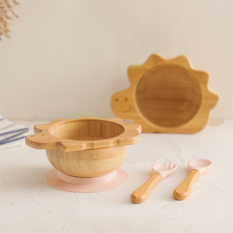 Peralatan makan kayu bayi Set  - Baby Food Dinner ulasan dan harga