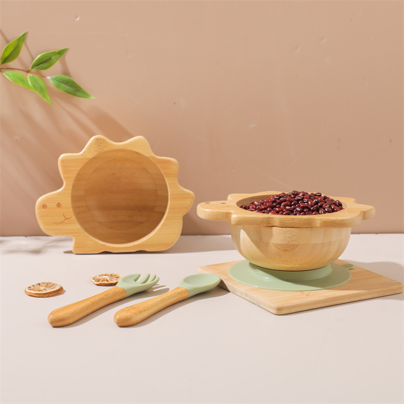 Peralatan makan kayu bayi Set  - Baby Food Dinner ulasan dan harga