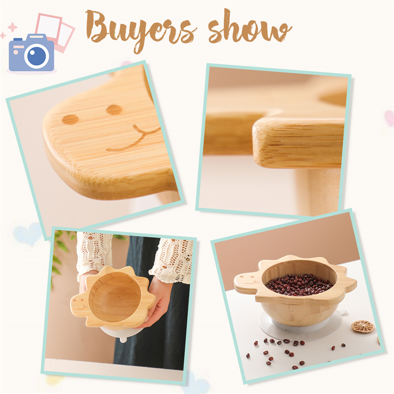 Peralatan makan kayu bayi Set  - Baby Food Dinner ulasan dan harga