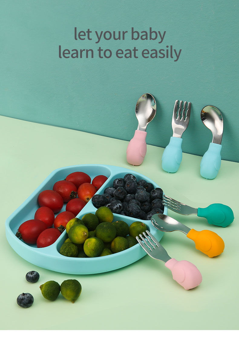 Peralatan Makan Gadget Bayi Ga - Baby Food Utensils Set ulasan dan harga
