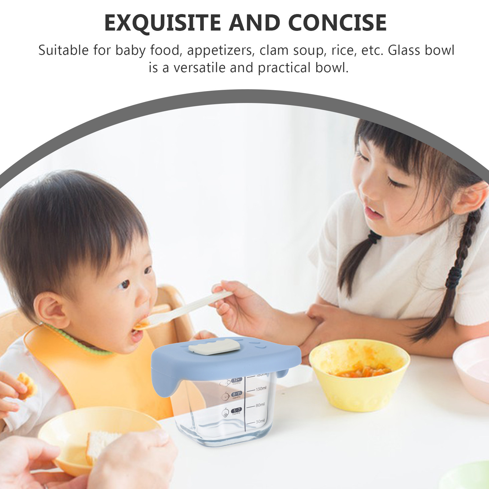 Mangkuk Makanan Bayi Kaca deng - Baby Food Glass ulasan dan harga