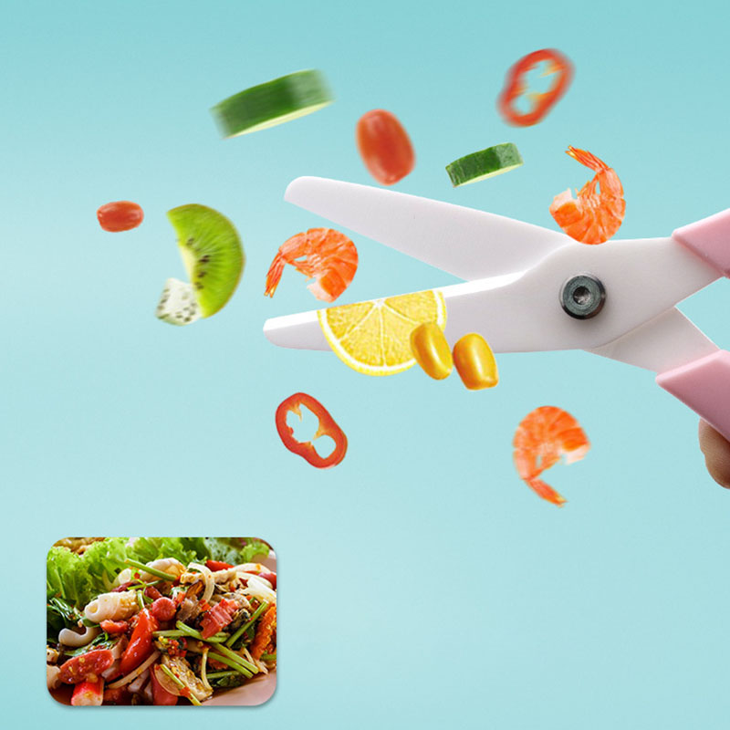 Dobeli 8 Inci Pisau Tajam Kera - Baby Food Scissors ulasan dan harga