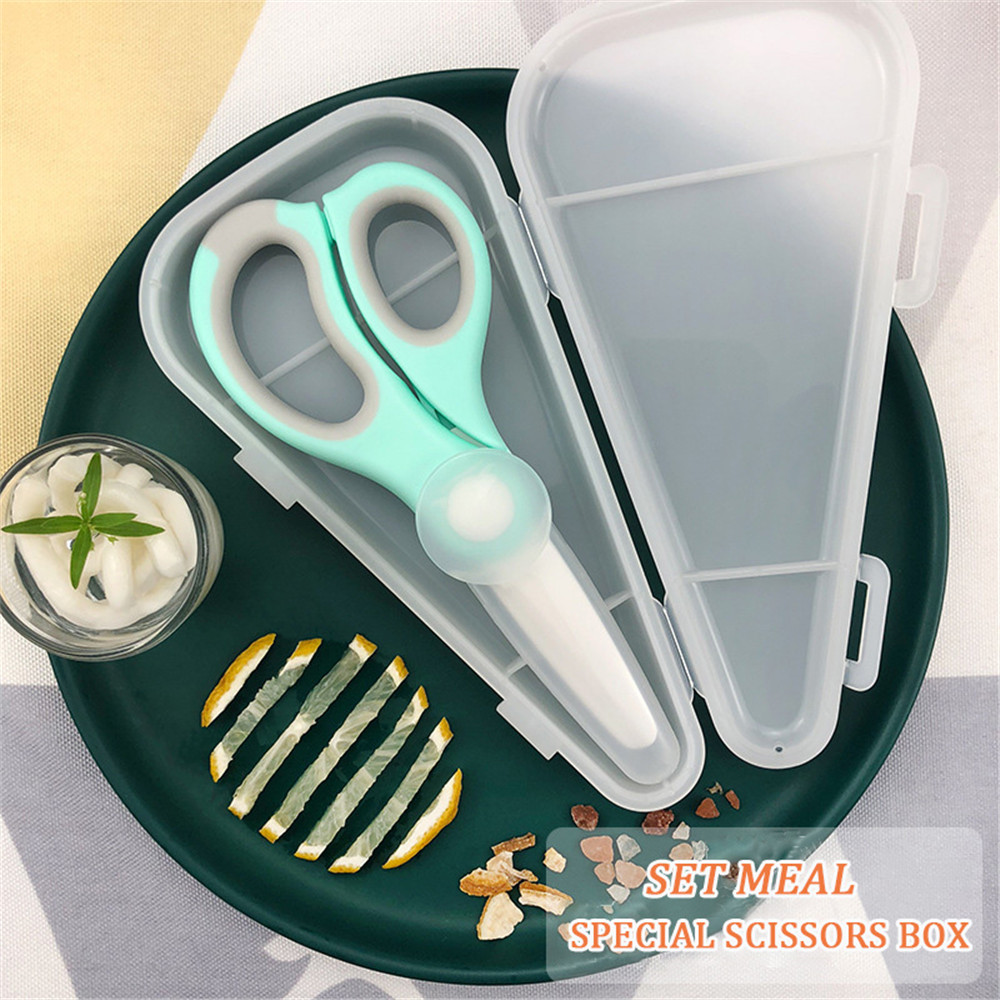 Gunting Keramik Portabel Pengg - Baby Food Scissors ulasan dan harga