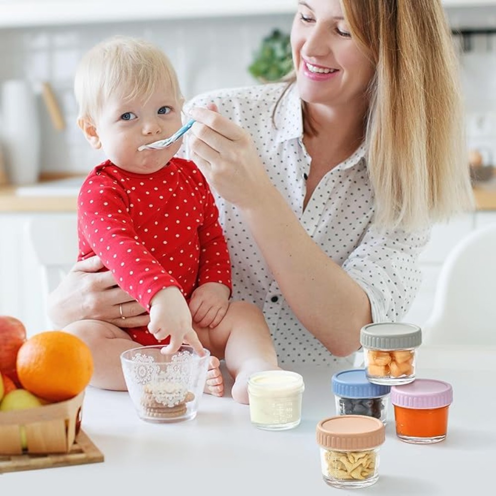 6pcs Stoples Kaca Mason Jar un - Baby Food Glass Jar ulasan dan harga