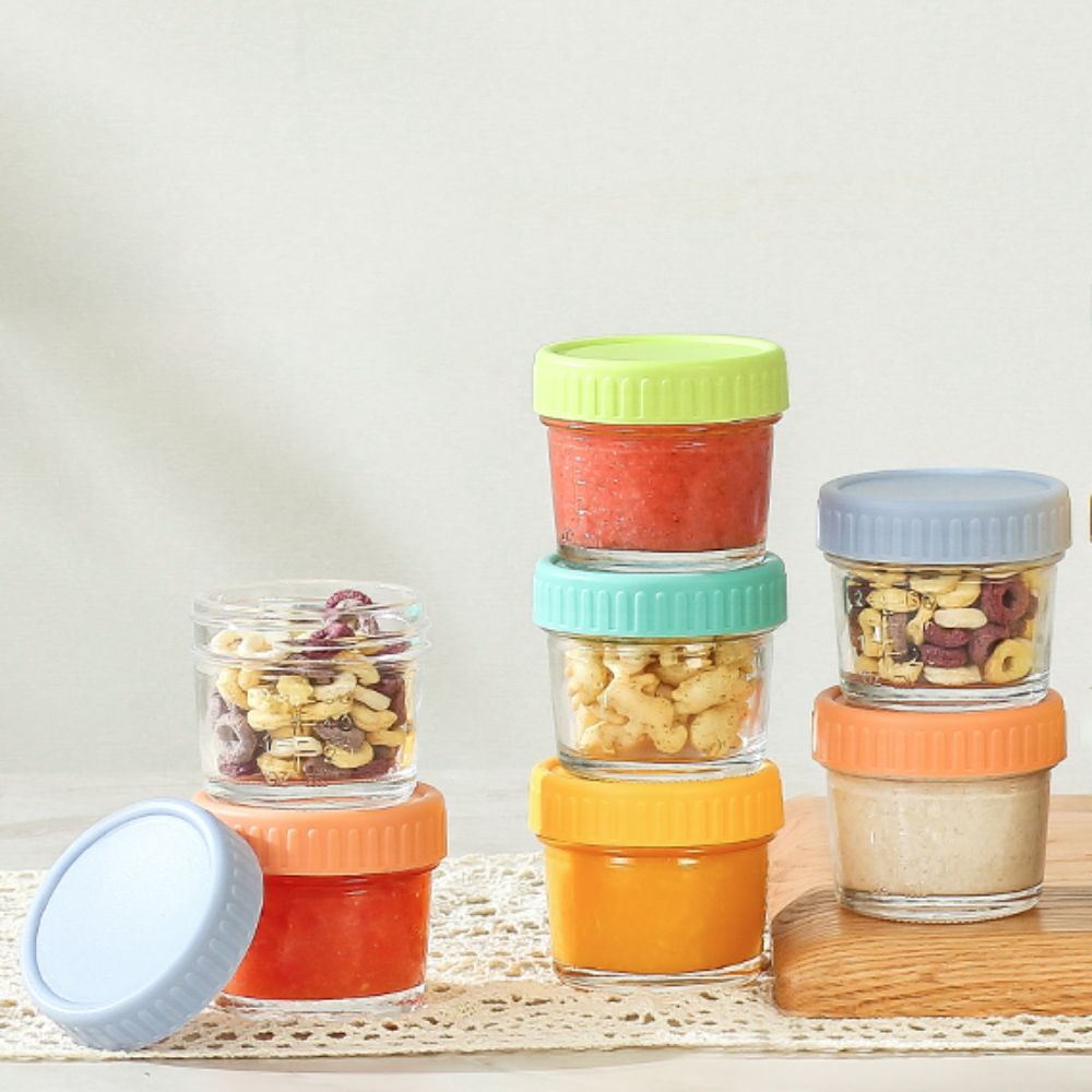 6pcs Stoples Kaca Mason Jar un - Baby Food Glass Jar ulasan dan harga