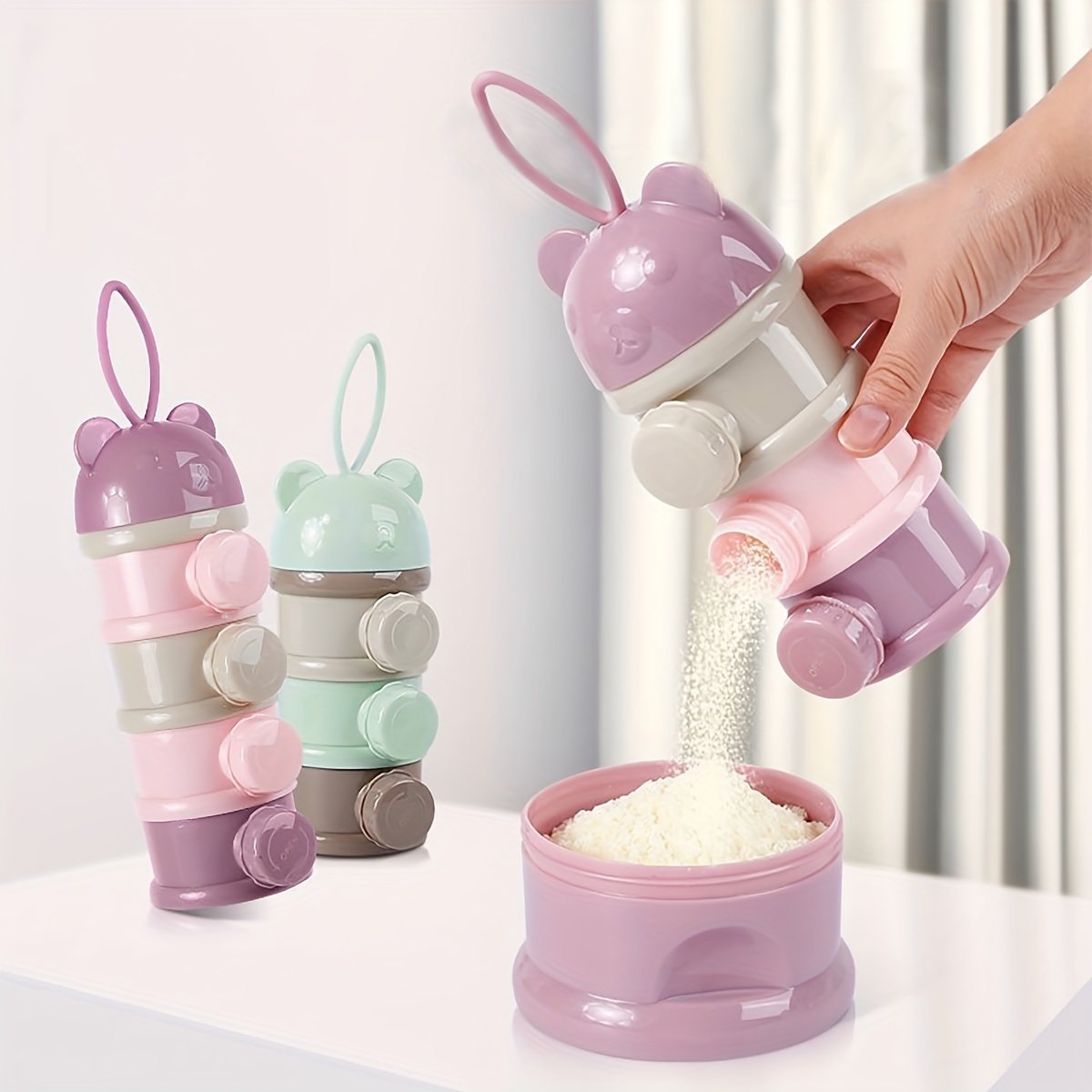 Wadah Susu Bubuk Bayi Kapasita - Baby Food Glass Jar ulasan dan harga