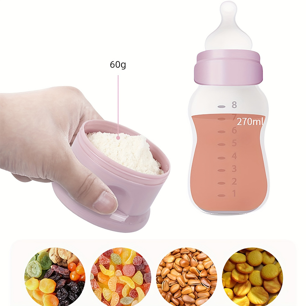 Wadah Susu Bubuk Bayi Kapasita - Baby Food Glass Jar ulasan dan harga