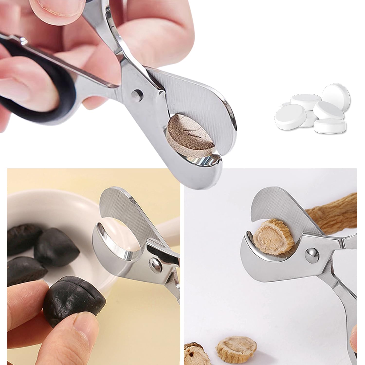 Penghancur Pil dengan Pemotong - Baby Food Scissors ulasan dan harga