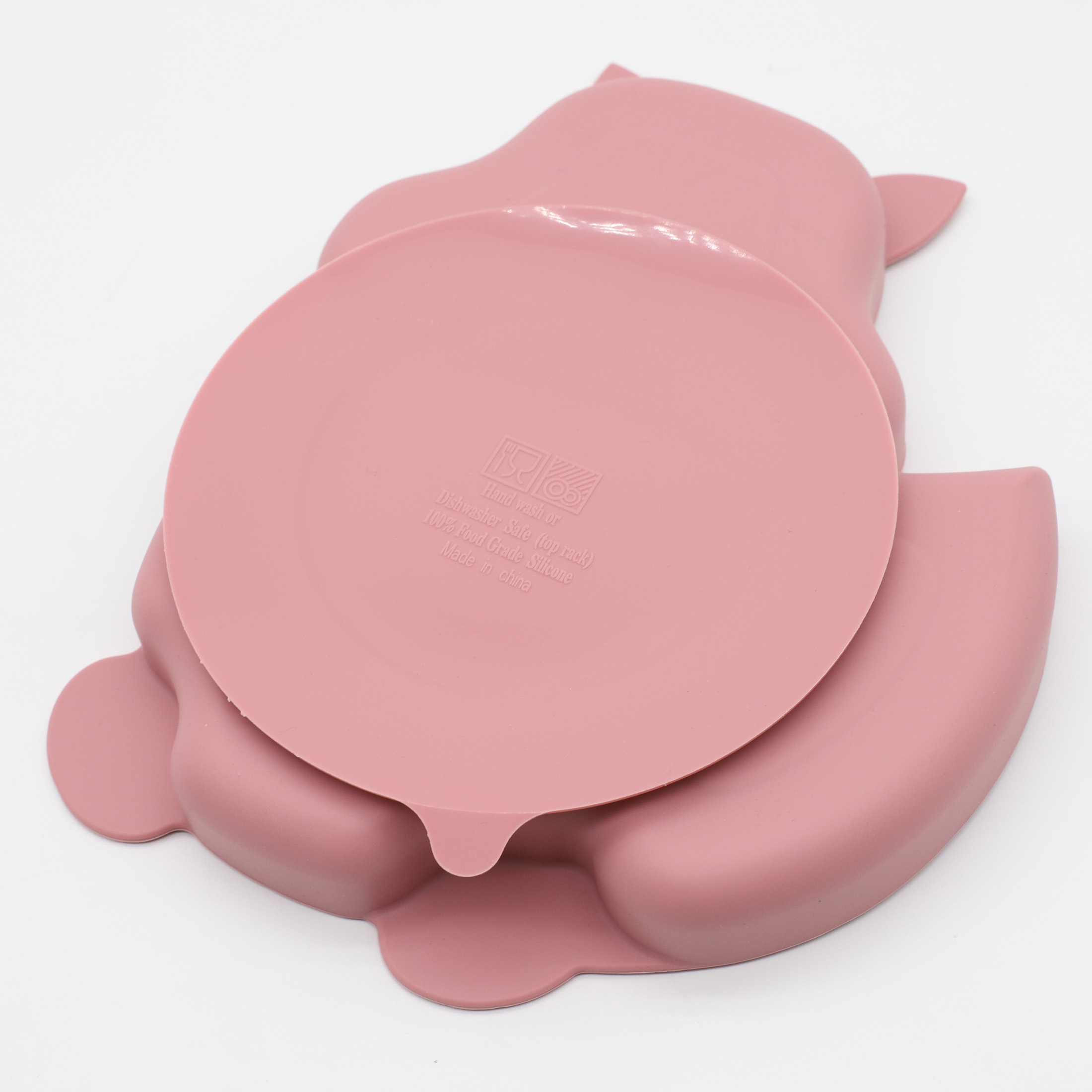 Piring makan tupai silikon, 3  - Baby Food Utensils Set ulasan dan harga