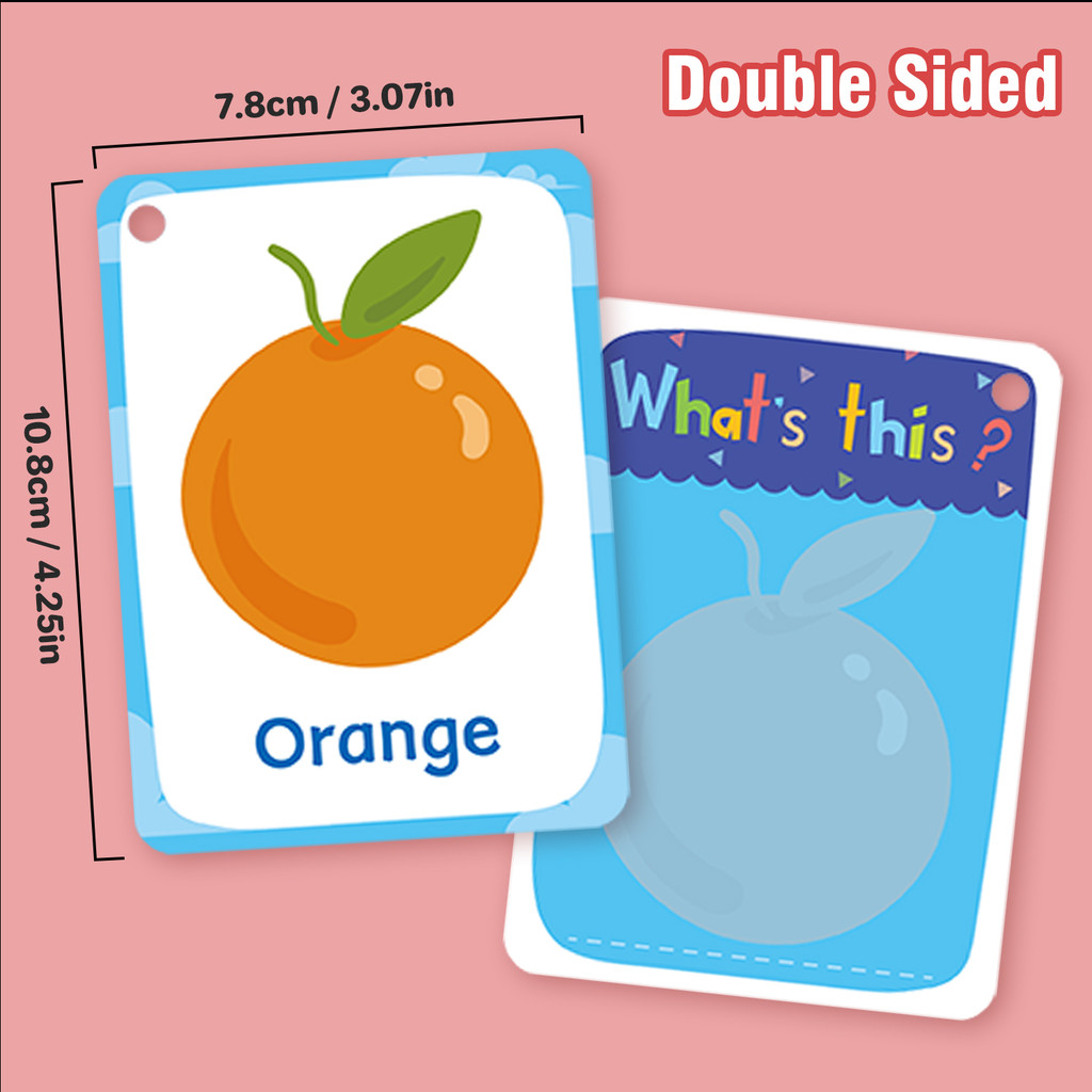 Kartu Flashcard Buah dan Sayur - Baby Food Age ulasan dan harga