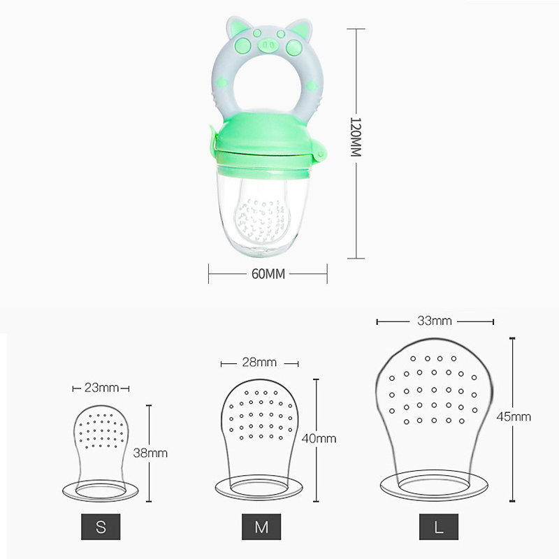 4pcs/set Alat Makan Buah & Say - Baby Food Bites ulasan dan harga