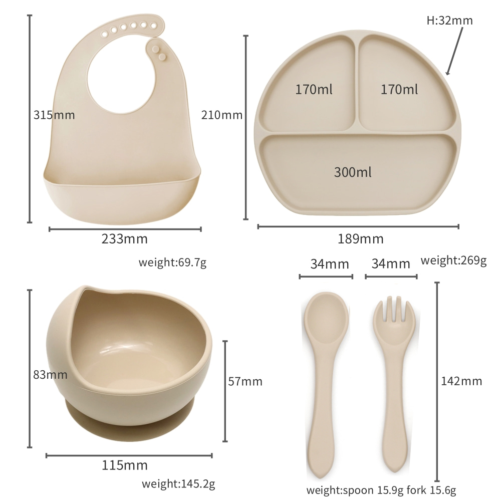 Set Peralatan Makan Bayi Kelin - Baby Food Utensils Set ulasan dan harga