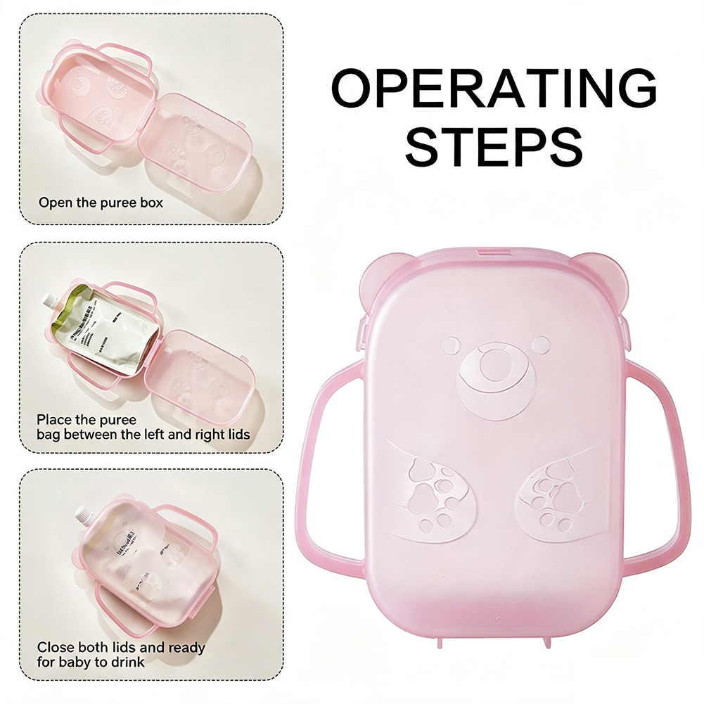 Squeeze Proof Pouch Holder Foo - Baby Food Stuff ulasan dan harga