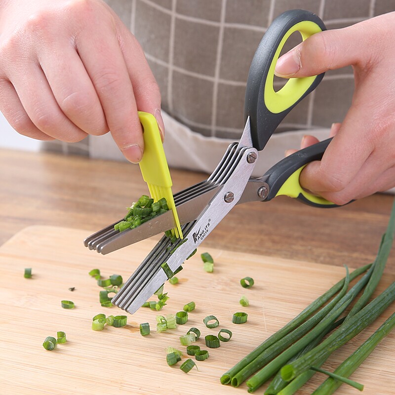 Gunting Bawang Daun, Gunting M - Baby Food Scissors ulasan dan harga