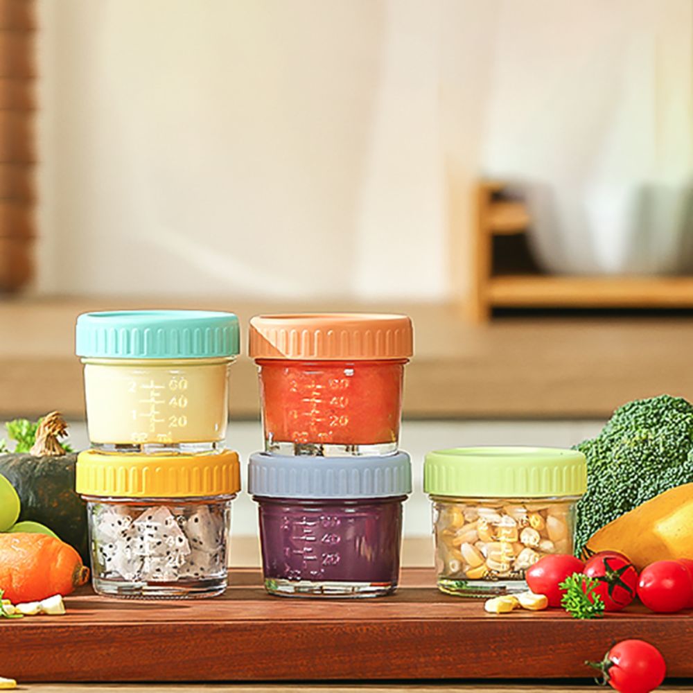 6 Buah Stoples Makanan Bayi Ka - Baby Food Glass Jar ulasan dan harga