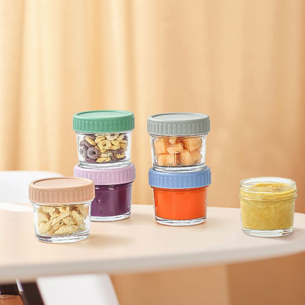 6 Buah Stoples Makanan Bayi Ka - Baby Food Glass Jar ulasan dan harga