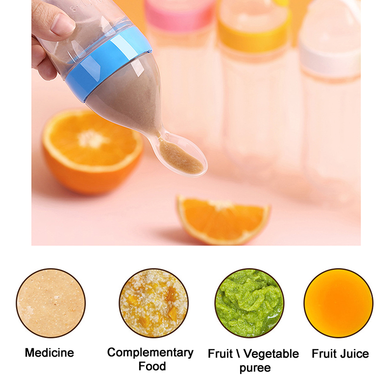 Meremas botol makan silikon la - Baby Food Bites ulasan dan harga