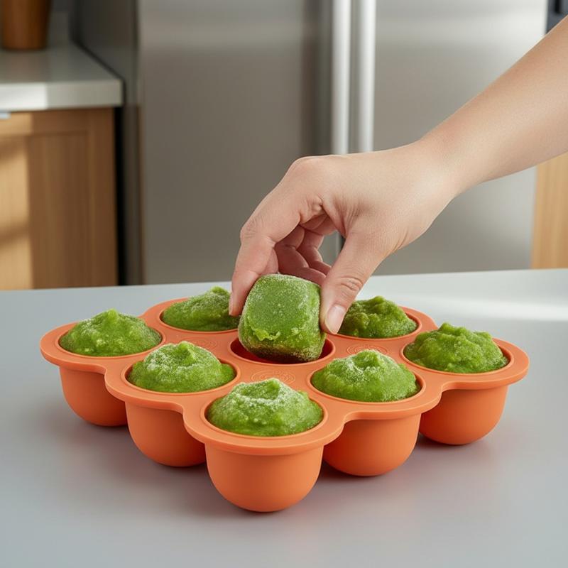 Wadah Silikon Makanan Bayi 9 G - Baby Food Stuff ulasan dan harga