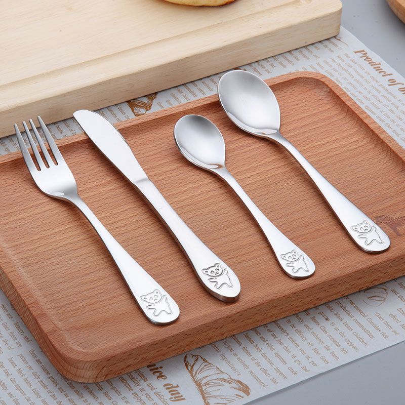 4 Buah/Set Sendok Teh Bayi Sen - Baby Food Utensils Set ulasan dan harga