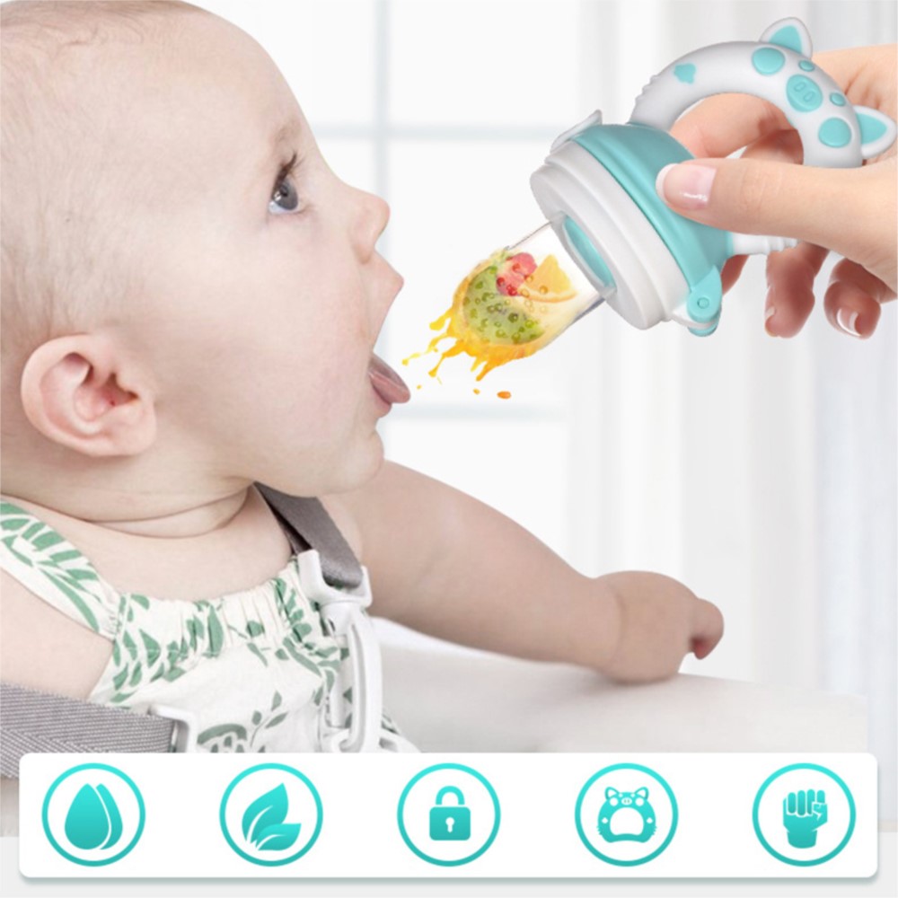 Penghisap Makanan Segar Siliko - Baby Food Bites ulasan dan harga