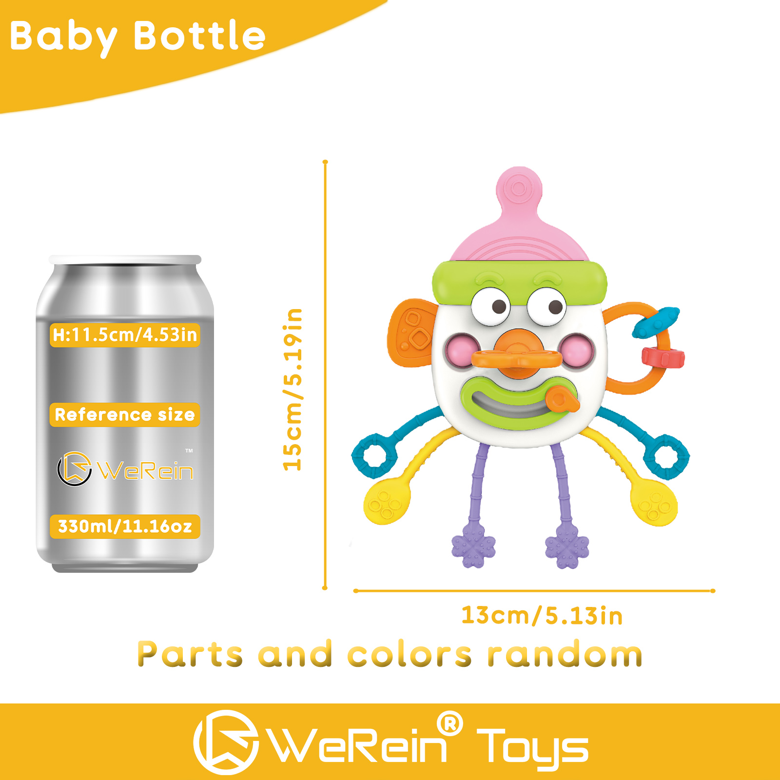 Mainan Tarik Bentuk Botol Lucu - Baby Food Stuff ulasan dan harga