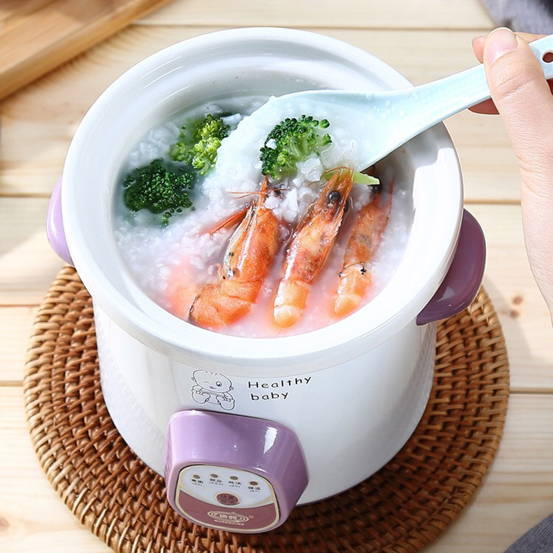 Panci Listrik Keramik 0.7L Bar - Baby Food Recipe Book ulasan dan harga