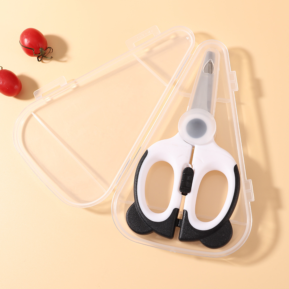 Gunting Pengaman untuk Anak-an - Baby Food Scissors ulasan dan harga