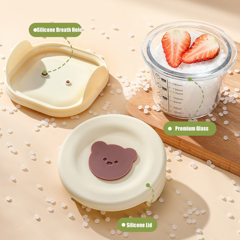 Stoples penyimpanan makanan ka - Baby Food Glass Jar ulasan dan harga