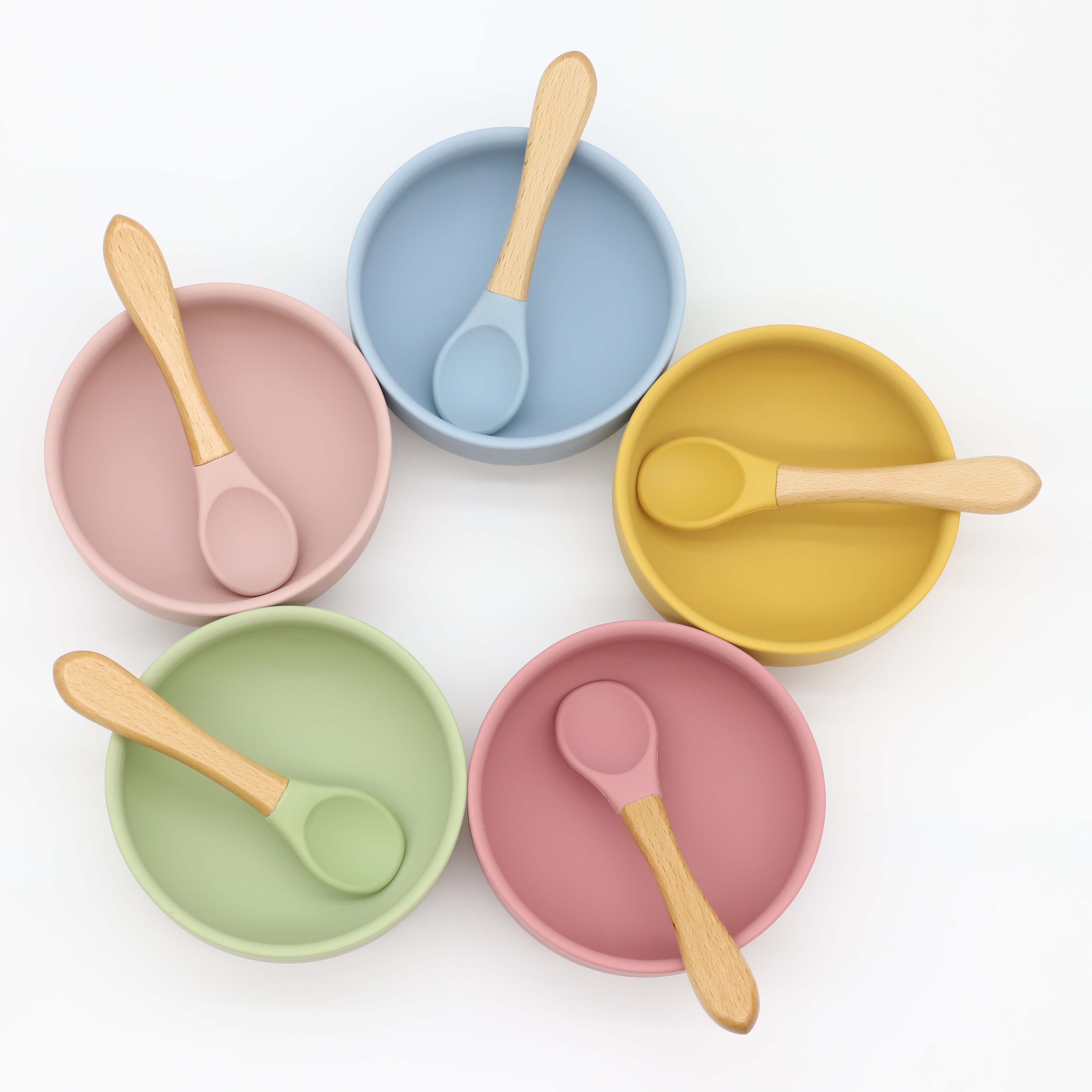 Mangkuk silikon dengan pengisa - Baby Food Bites ulasan dan harga