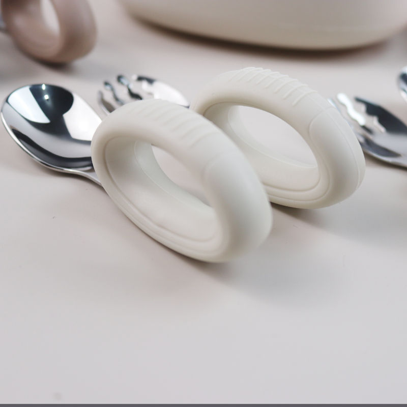 Set Sendok Garpu Bayi dari Baj - Baby Food Utensils Set ulasan dan harga