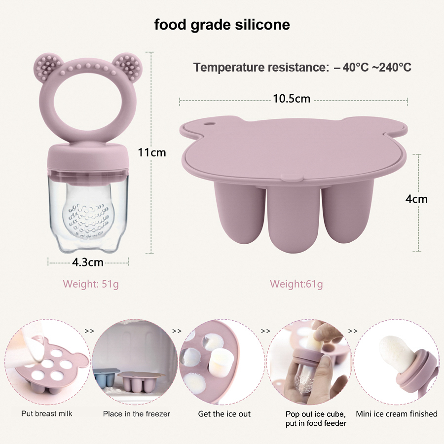 Cetakan Es Krim Silikon untuk  - Baby Food Stuff ulasan dan harga