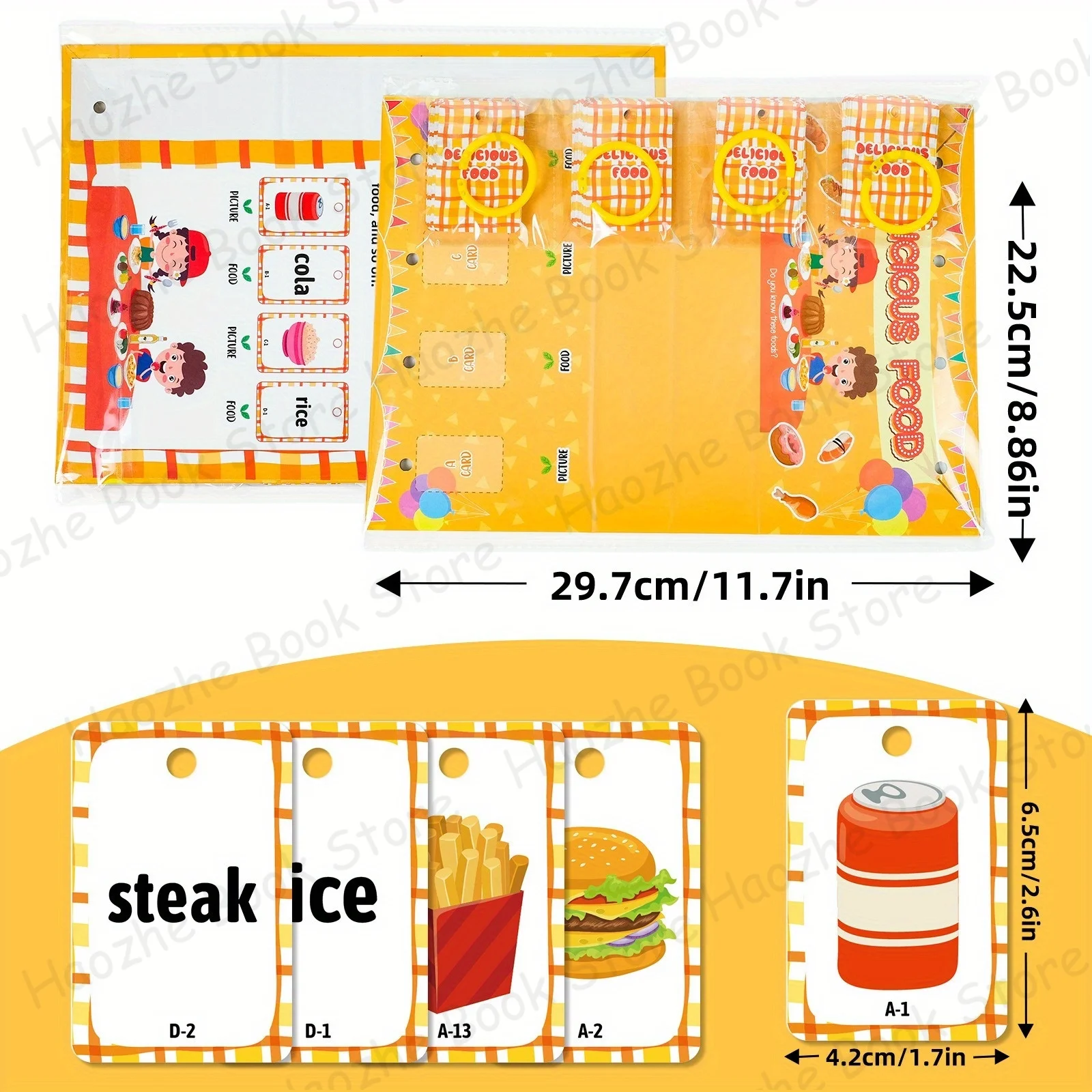 92 Buah Kartu Flash Kosakata M - Baby Food Age ulasan dan harga