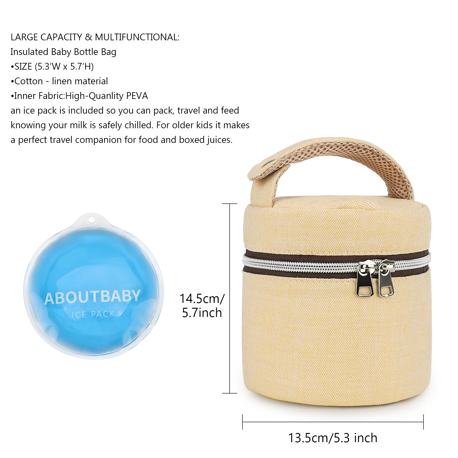 Tas botol tahan air, suhu kons - Baby Food Stuff ulasan dan harga