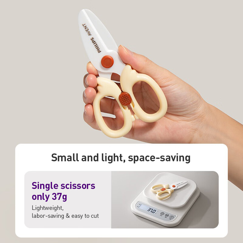 Gunting Makanan Bayi Avent den - Baby Food Scissors ulasan dan harga
