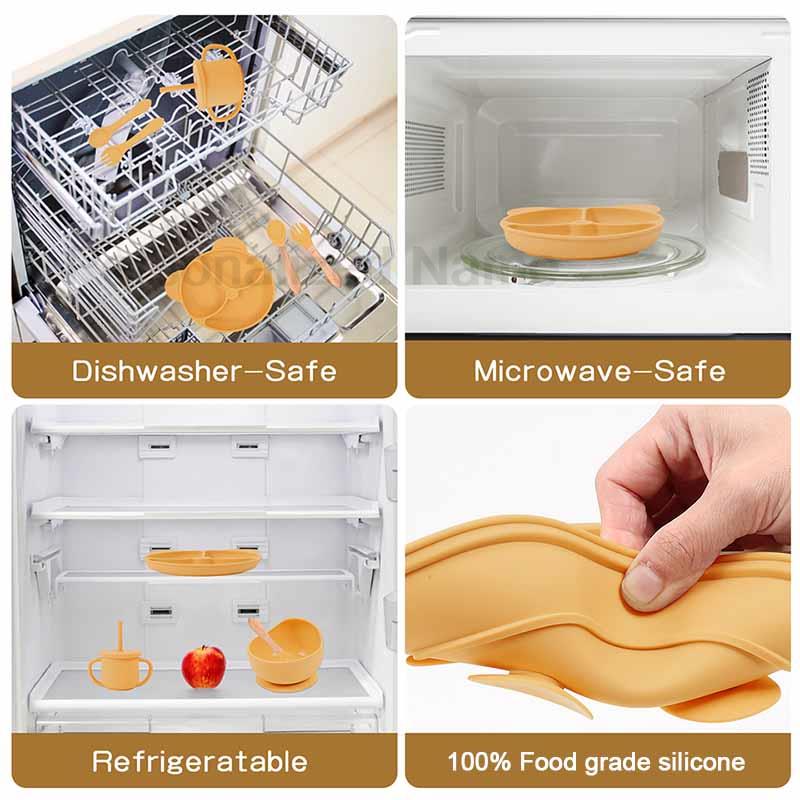 Set makanan silikon untuk bayi - Baby Food Tray ulasan dan harga
