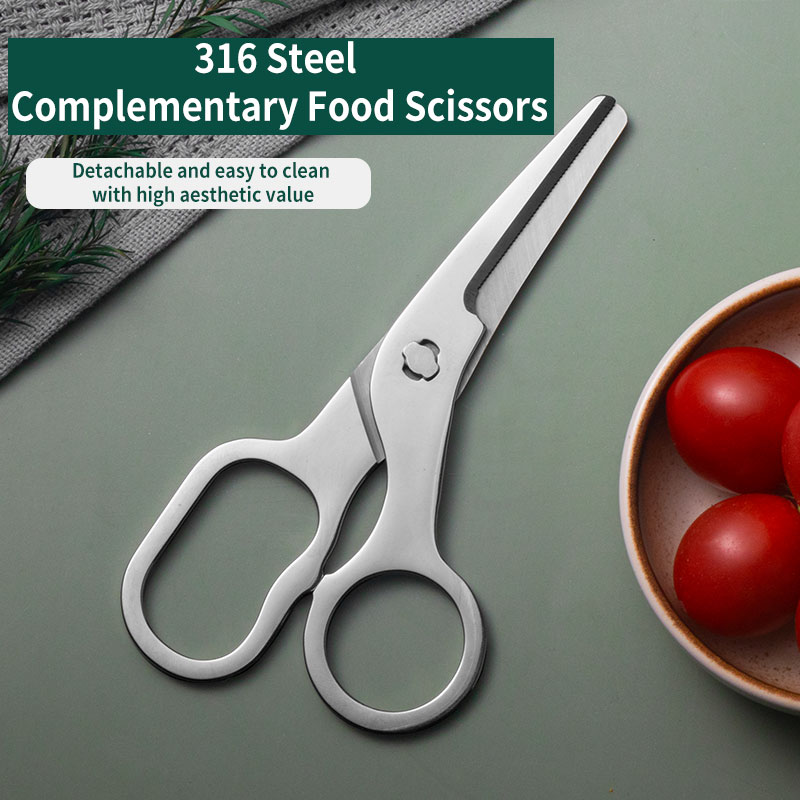 TUPI - Gunting Baja Tahan Kara - Baby Food Scissors ulasan dan harga