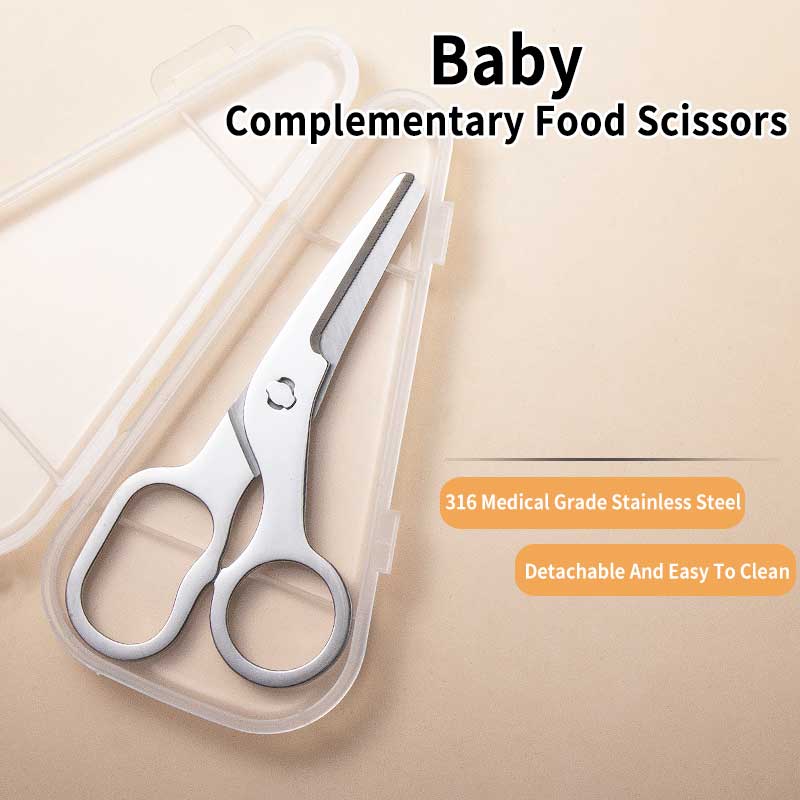 TUPI - Gunting Baja Tahan Kara - Baby Food Scissors ulasan dan harga